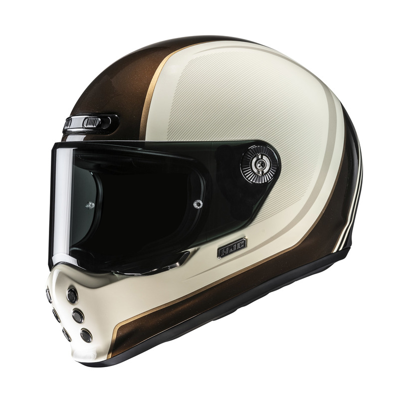 KASK MOTOCYKLOWY HJC V10 HODU DESERT BROWN