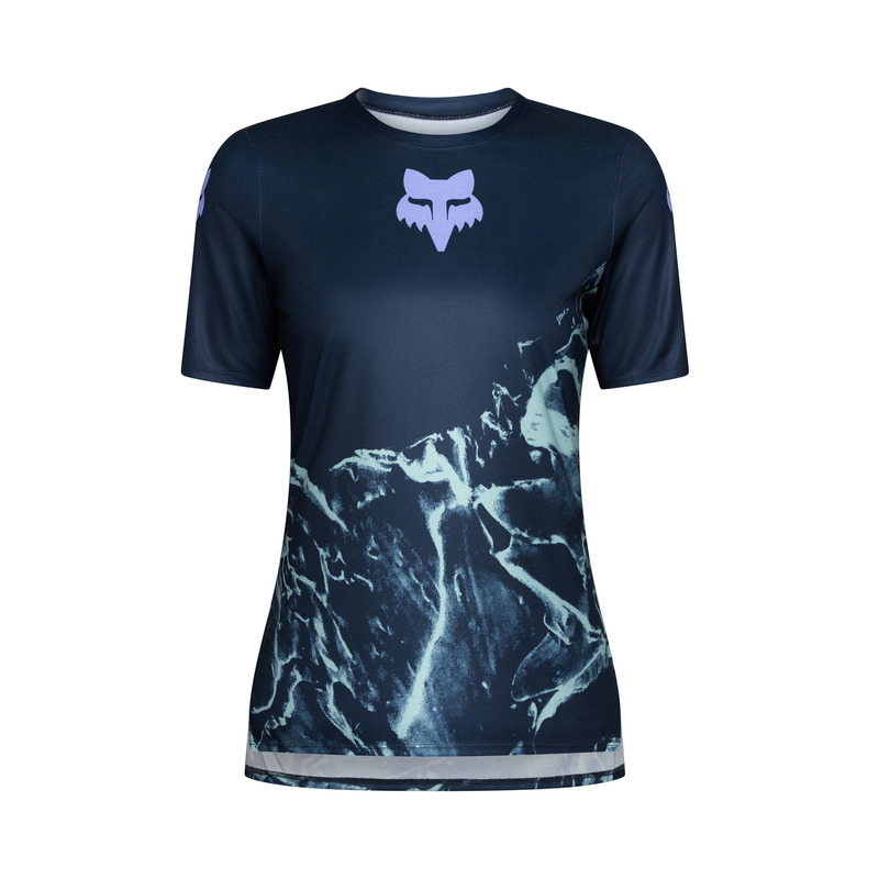 KOSZULKA ROWEROWA DAMSKA FOX RANGER IMG PRINT ARCTIC BLUE XS