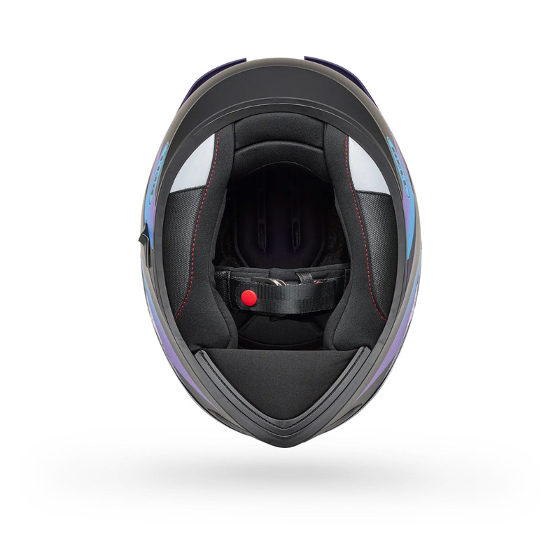 KASK MOTOCYKLOWY BELL LITHIUM PASSION MATTE BLACK PURPLE