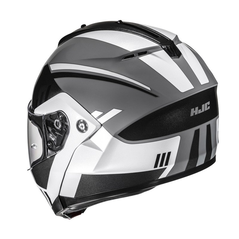 KASK MOTOCYKLOWY HJC C91N KAON BLACK WHITE XL