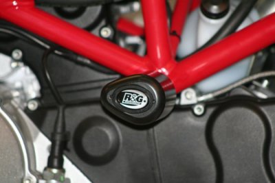 CRASHPADY AERO RG RACING DUCATI MONSTER 01-/MULTISTRADA 1100 07- BLACK