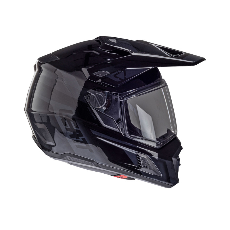 KASK MOTOCYKLOWY Z GOGLAMI LEATT KIT ADV 8.5 STEALTH S