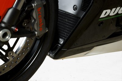 OSŁONA CHŁODNICY RG RACING (PAIR) DUCATI 848/1098/1198 BLACK