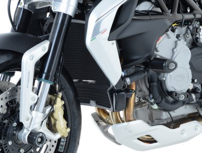 OSŁONA CHŁODNICY RG RACING MV AGUSTA RIVALE 800, STRADALE 800, TURISMO VELOCE 800 BLACK