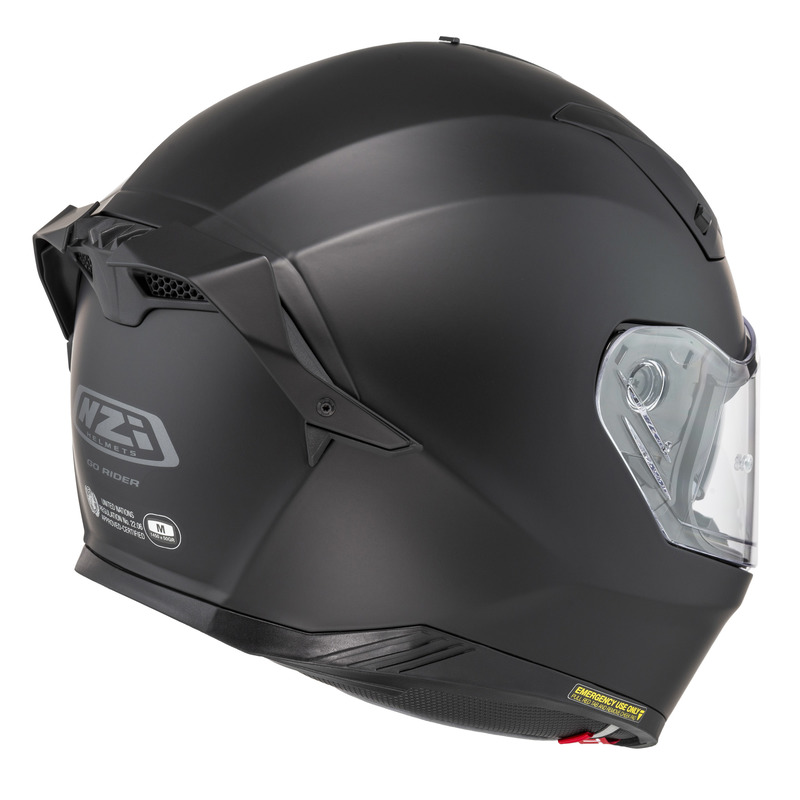 KASK MOTOCYKLOWY NZI GO RIDER STREAM DUO MATT BLACK