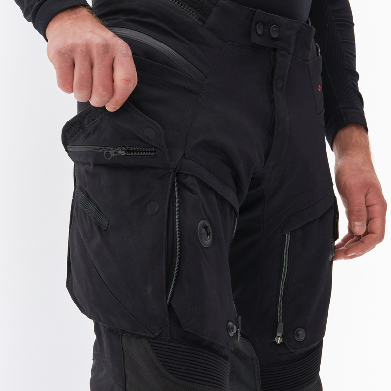SPODNIE MOTOCYKLOWE TEKSTYLNE REBELHORN RANGE BLACK