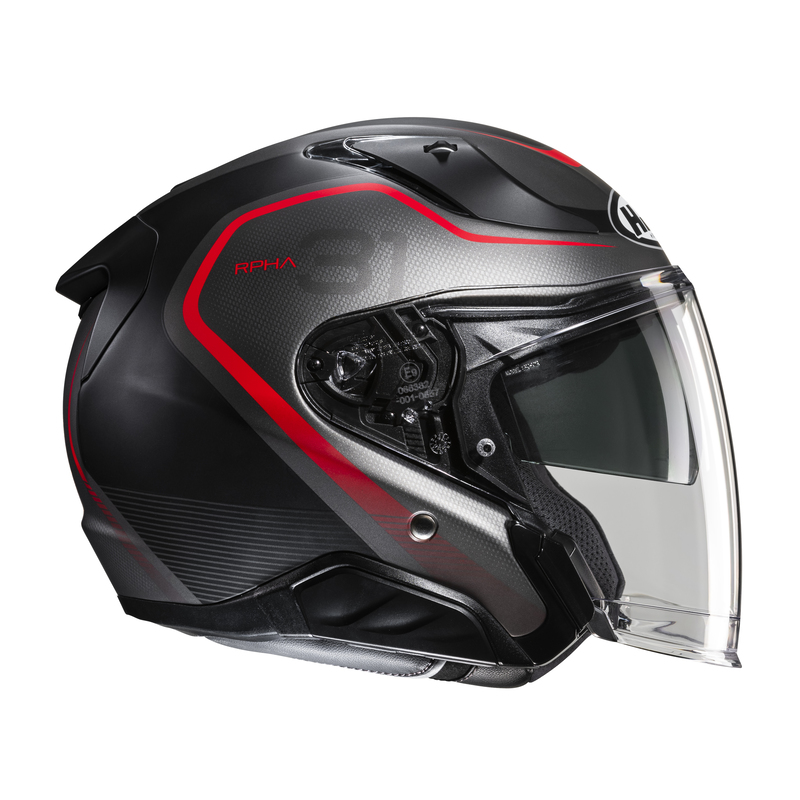 KASK MOTOCYKLOWY HJC RPHA31 KOUV BLACK RED M