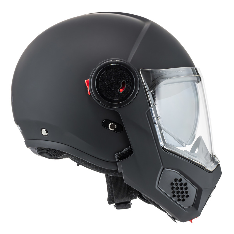 KASK MOTOCYKLOWY NZI MINIMOD DUO MATT BLACK