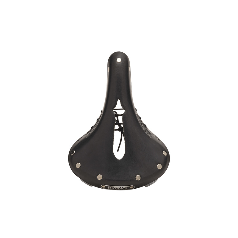 SIODEŁKO SKÓRZANE BROOKS B17 CARVED SHORT BLACK