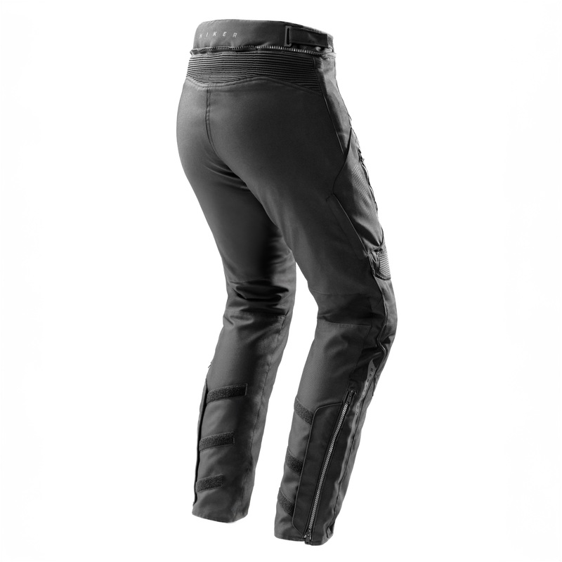 SPODNIE MOTOCYKLOWE TEKSTYLNE DAMSKIE REBELHORN HIKER 4 BLACK (KRÓTKA NOGAWKA) S-WM
