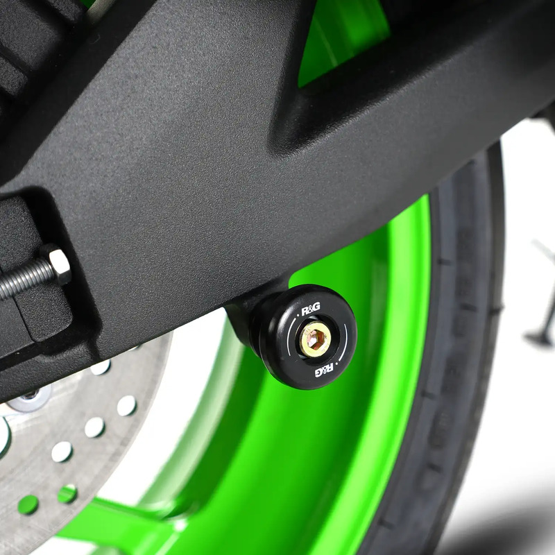 ROLKI WAHACZA RG RACING WHITE - KAWASAKI ZX-10R 2016-/ZX-10RR 21-/SUZUKI SV650 16-/SV650X WHITE