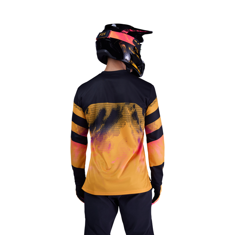 KOSZULKA ROWEROWA Z DŁUGIM RĘKAWEM FOX RANGER KAIROS TANGERINE S