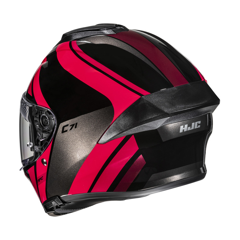 KASK MOTOCYKLOWY HJC C71 FABER RED BLACK