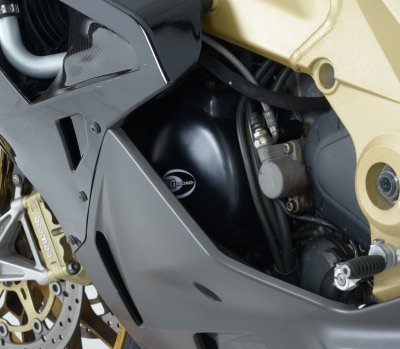 ZESTAW OSŁON SILNIKA RG RACING APRILIA RSVR 1000 04-, FALCO, TUONO 06-10 (2 CZĘŚCI) BLACK