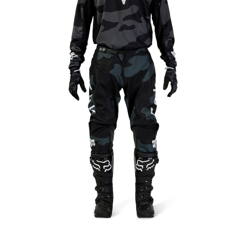 SPODNIE MOTOCYKLOWE FOX 180 BNKR BLACK CAMO