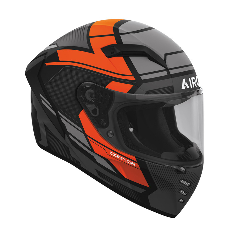 KASK MOTOCYKLOWY AIROH CONNOR EGO ORANGE MATT L