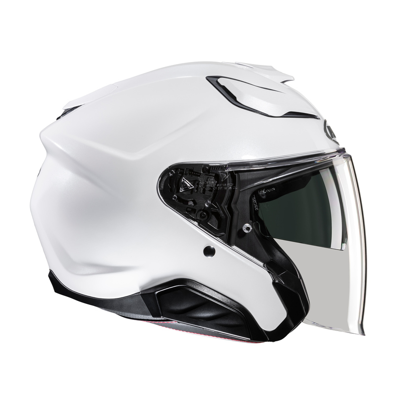 KASK MOTOCYKLOWY HJC F31 SOLID PEARL WHITE