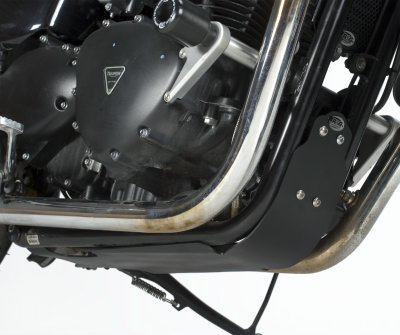 PŁYTA POD SILNIK RG RACING TRIUMPH THRUXTON 08- / BONNEVILLE 06- / SCRAMBLER 06- BLACK