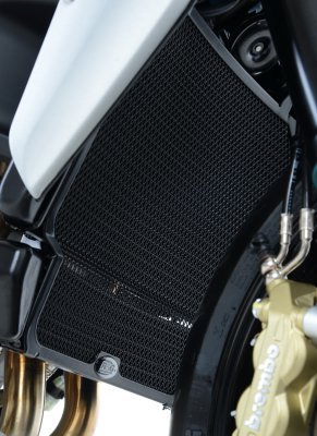 OSŁONA CHŁODNICY RG RACING MV AGUSTA RIVALE 800, STRADALE 800, TURISMO VELOCE 800 BLACK