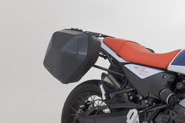 ZESTAW KUFRA BOCZNEGO URBAN ABS I STELAŻA SW-MOTECH 2X 16,5 L. BMW R12 G/S (25-)