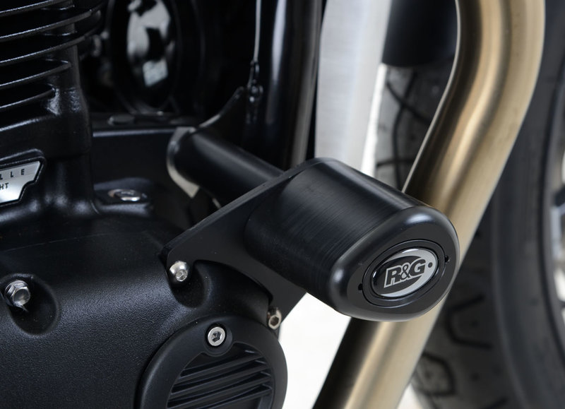 CRASHPADY AERO RG RACING TRIUMPH THRUXTON 1200/1200R UP TO 2018/STREET TWIN UP TO 2018 BLACK