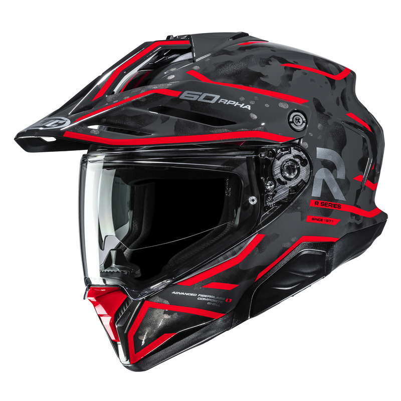 KASK MOTOCYKLOWY HJC RPHA60 KIVA BLACK RED S