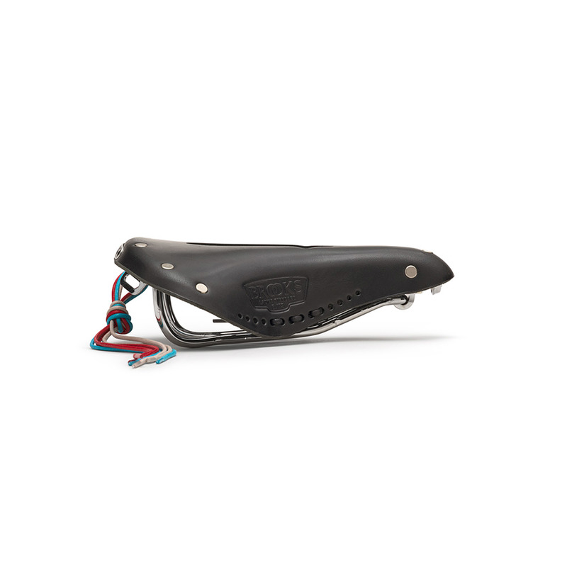 SIODEŁKO SKÓRZANE BROOKS B17 CARVED SHORT BLACK