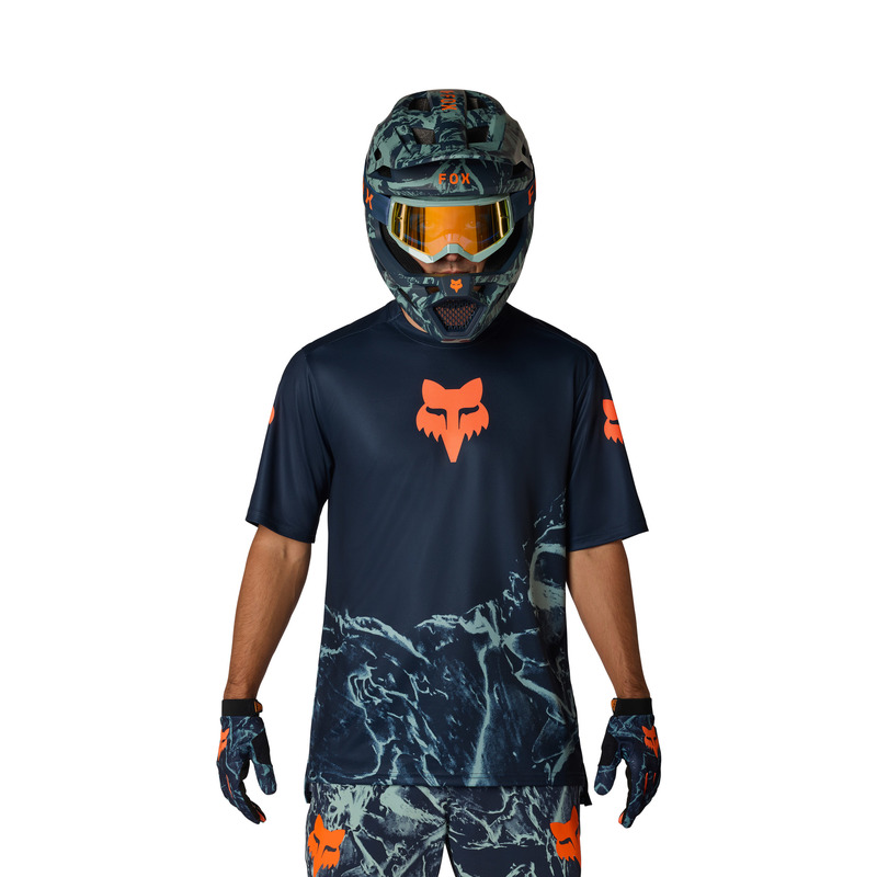 KOSZULKA ROWEROWA FOX RANGER IMG PRINT ARCTIC BLUE S