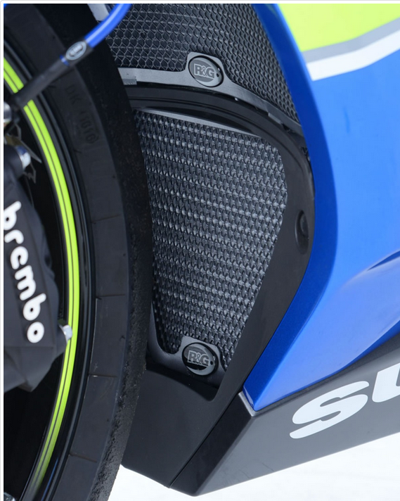 OSŁONA CHŁODNICY OLEJU RG RACING SUZUKI GSX-R1000/R (17-) TITANIUM