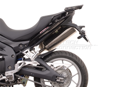 ZESTAW KUFRÓW BOCZNYCH TRAX ADV I STELAŻY SW-MOTECH TRIUMPH TIGER 1050 (06-12) BLACK 45/37L