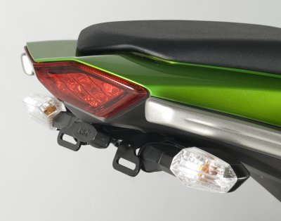 MOCOWANIE TABLICY REJESTRACYJNEJ RG RACING KAWASAKI Z1000SX -16 (NIE DLA WERSJI TOURING)