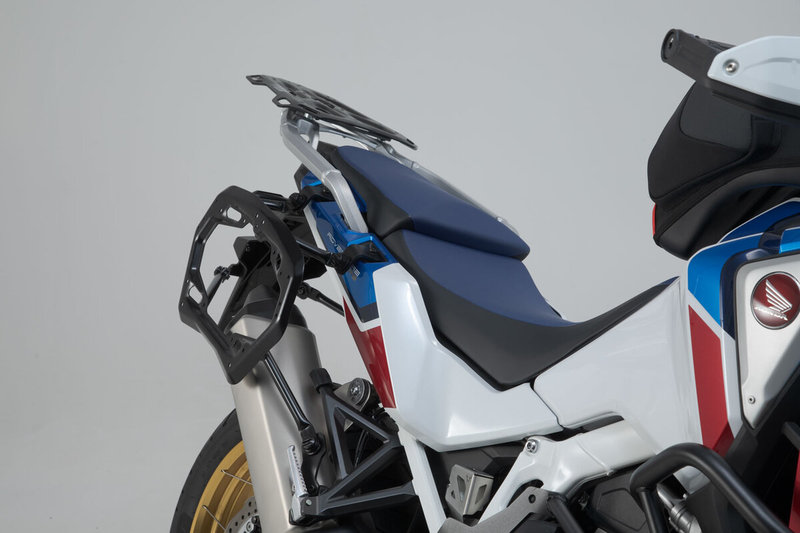 ZESTAW KUFRÓW BOCZNYCH TRAX ADV I STELAŻY SW-MOTECH HONDA CRF1100L/ADV SP (19-) SILVER 45/37L