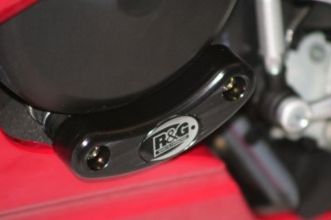 SLIDERY SILNIKA RG RACING YAMAHA R6 06-08, LEWA STRONA BLACK
