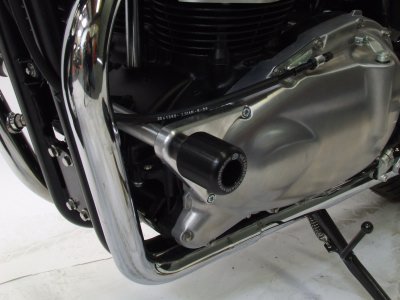 CRASHPADY CLASSIC RG RACING TRIUMPH THRUXTON 04-, BONNEVILLE 08-, SCRAMBLER BLACK