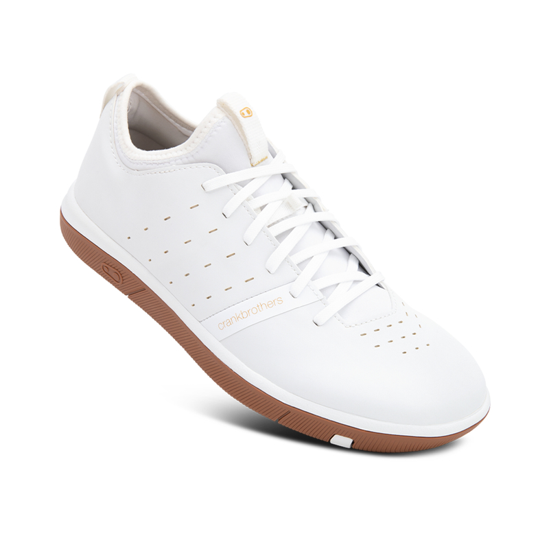BUTY CRANKBROTHERS STAMP STREET LACE WHITE GOLD - GUM OUTSOLE 9.5 (43 EU)