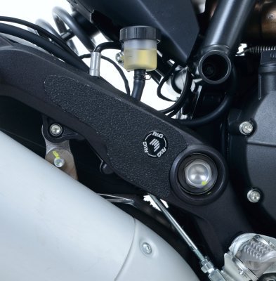 OSŁONA WAHACZA RG RACING DUCATI SCRAMBLER (800)/CLASSIC/FLAT TRACK PRO, MONSTER 797, 2 CZĘŚCI BLACK