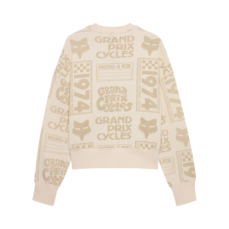 BLUZA DAMSKA FOX CIRCA 74 OVERSIZED FLEECE CREW OFF WHITE