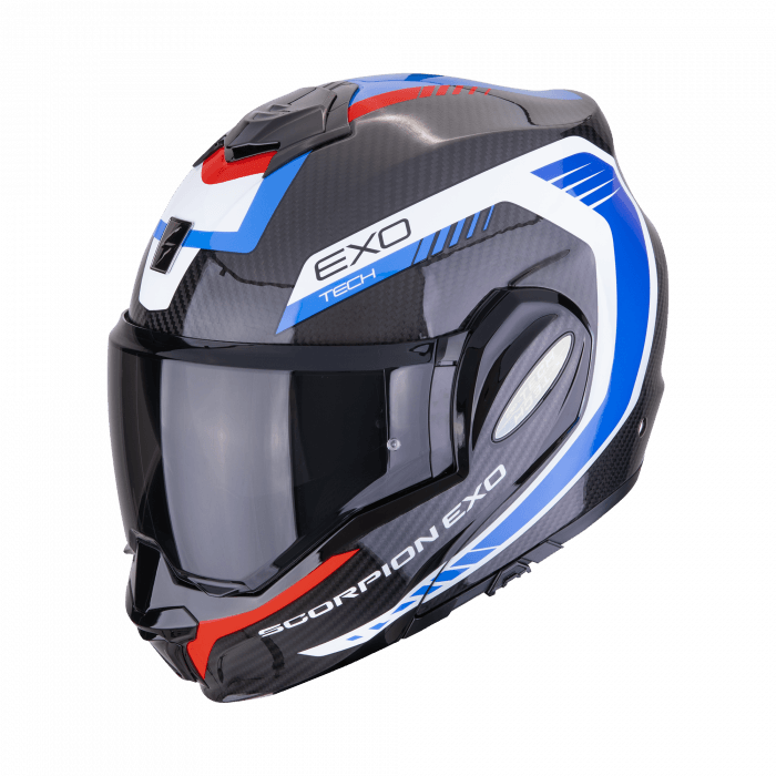 SCORPION KASK EXO-TECH CARBON COSY BK-BL-RED