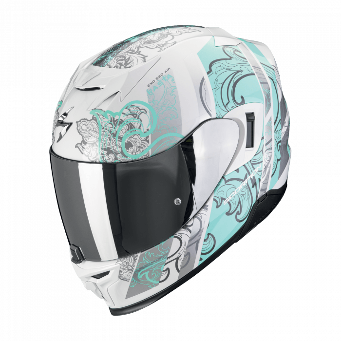 SCORPION KASK EXO-520 AIR FASTA WH-LIGHT-BL