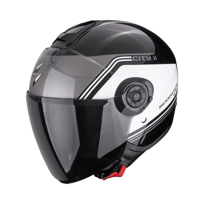 SCORPION KASK EXO-CITY II VITA METAL-BK-WH