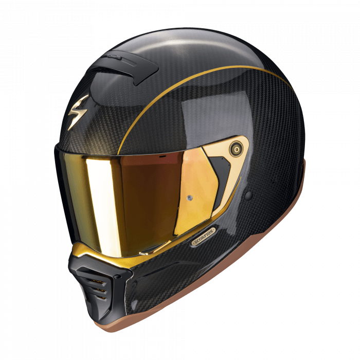 SCORPION KASK EXO-HX1 CARBON SE BLACK-GOLD L