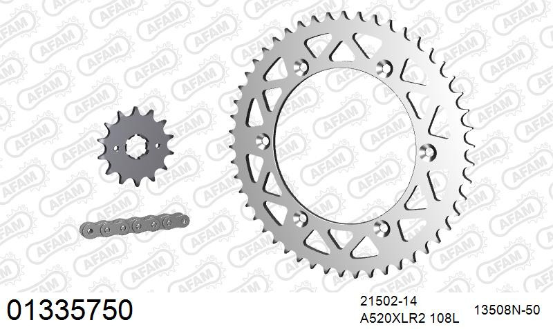 Zestaw napędowy AFAM do YAMAHA TT 350 N,S,T,U,W, TT 350 A
