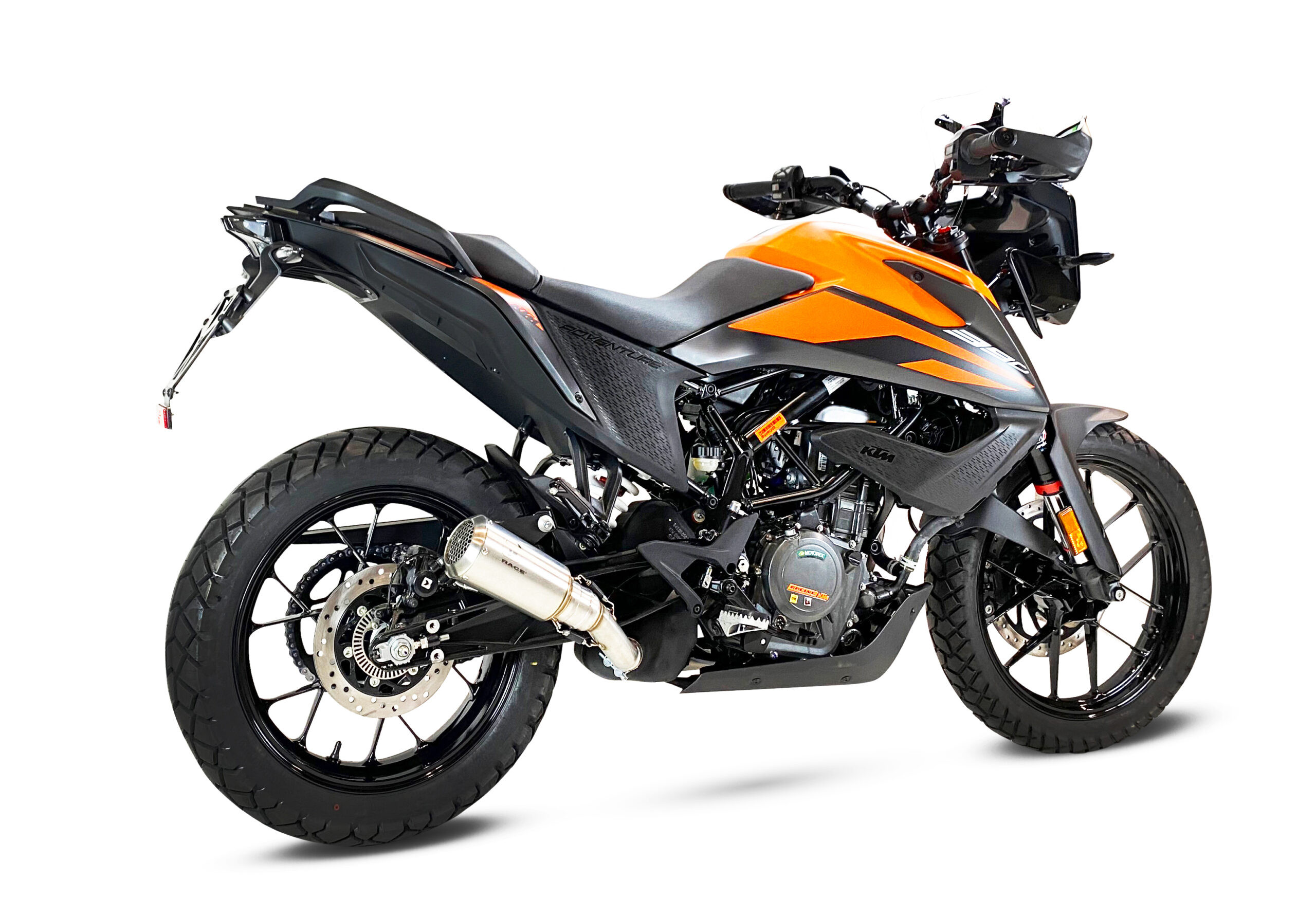 Tłumik IXRACE KTM 390 ADVENTURE 20-22 (KTM IS ADVENTURE) typ MK2 MK2 SERIES INOX (Homologacja)