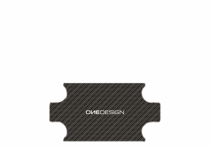 ONEDESIGN Naklejka na półkę kierownicy Ducati Monster