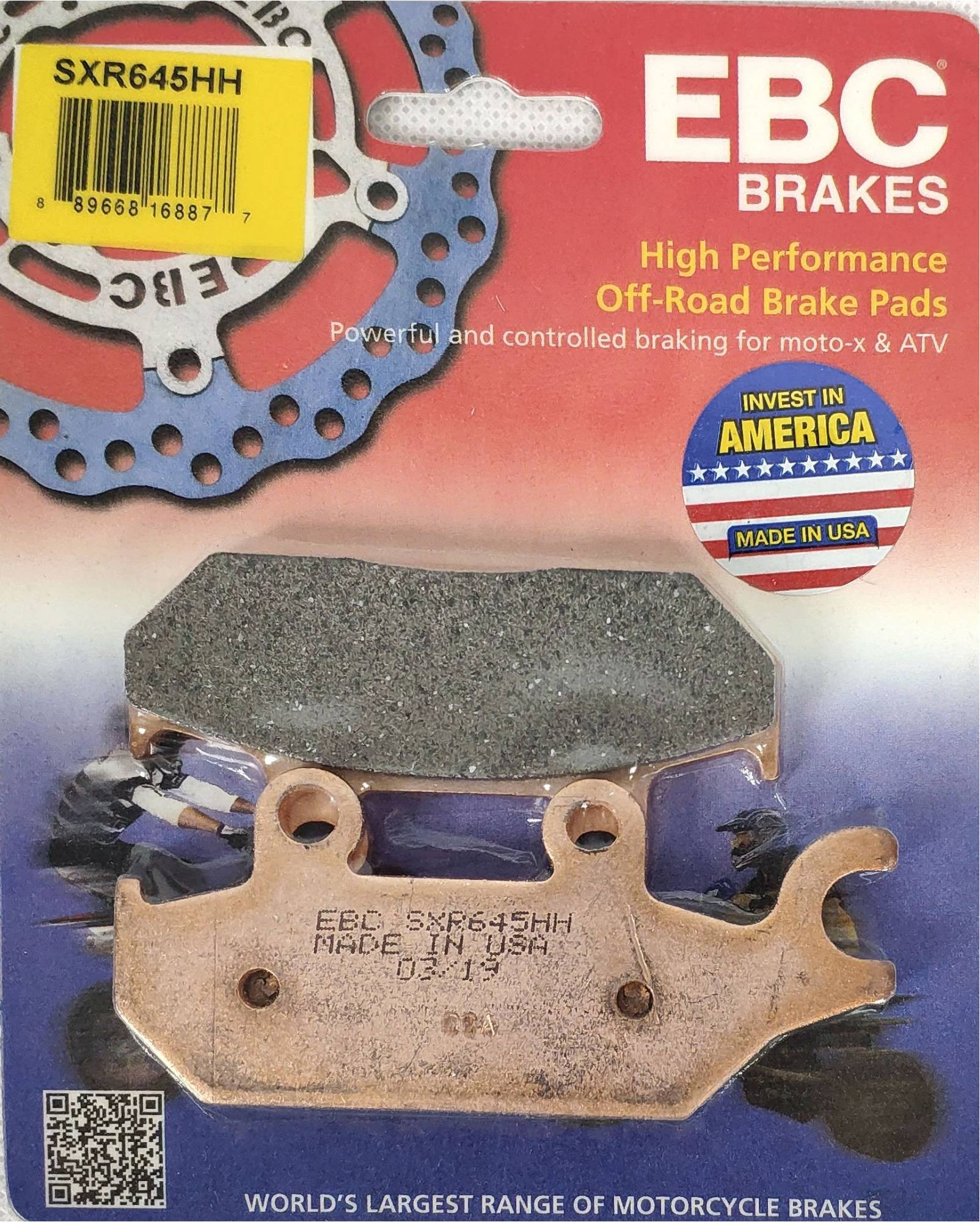 EBC Brakes Klocki hamulcowe EBC SXR645HH Side By Side Race Formula (kpl. na 1 tarcze)