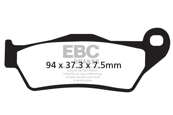 EBC Brakes Klocki hamulcowe EBC FA181HH wzmacniane (kpl. na 1 tarcze)