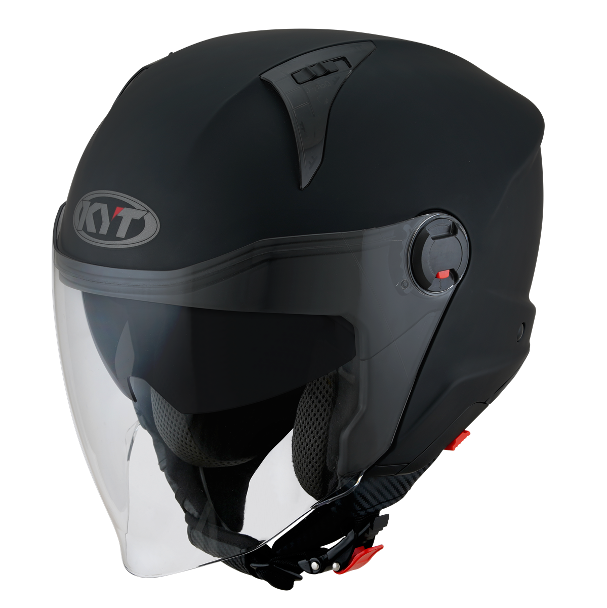 Kask Motocyklowy KYT D-CITY połysk matowy czarny ECE/ONU 22-06