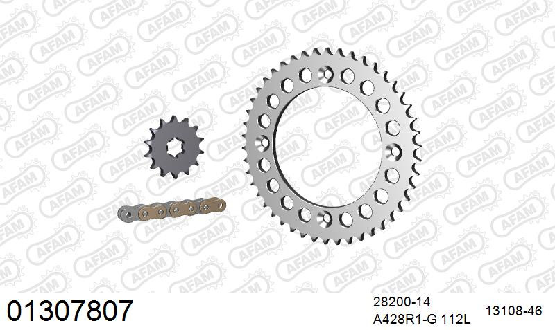 Zestaw napędowy AFAM do YAMAHA YZ 80 S,T,U,W,A,B,D
