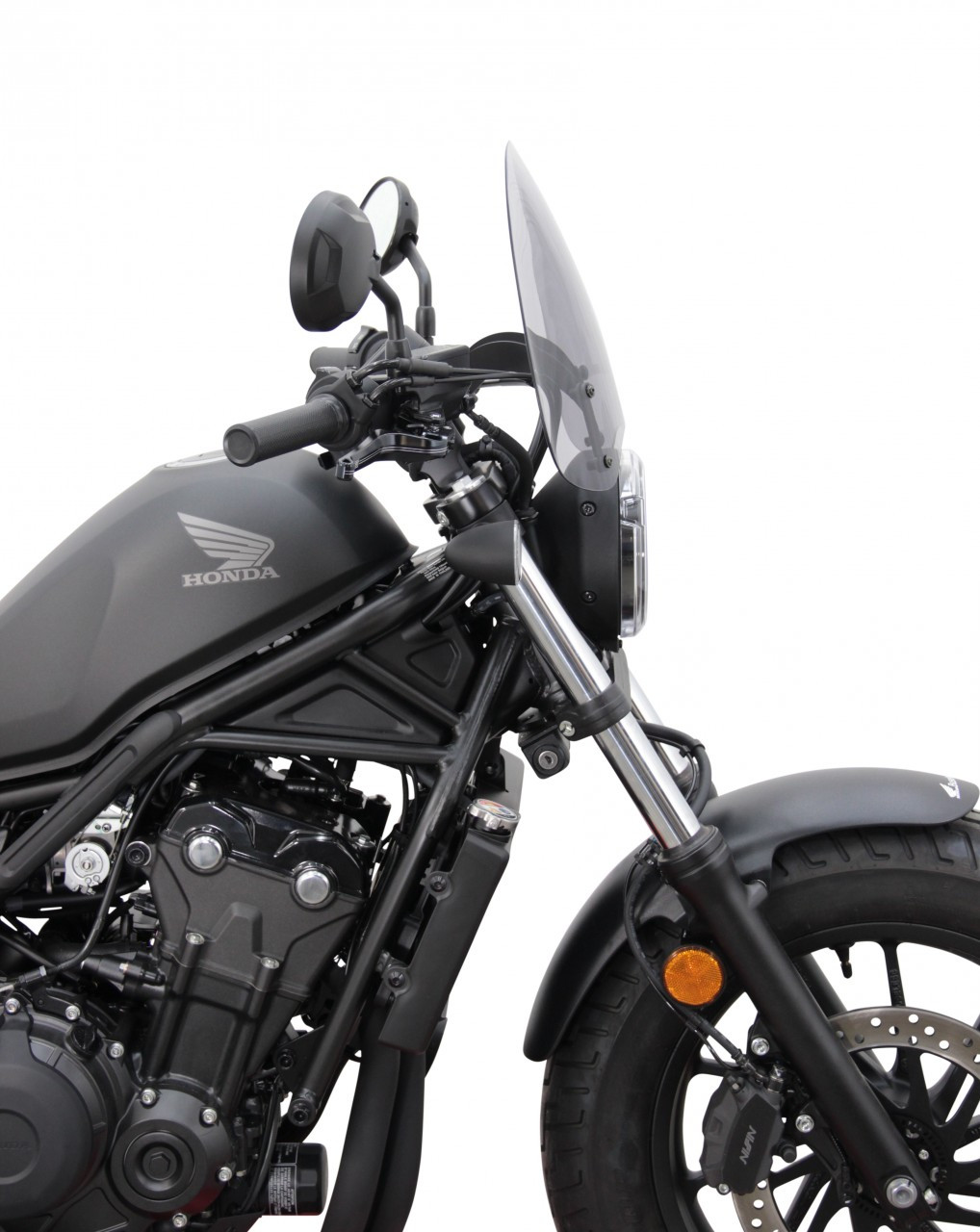 Szyba motocyklowa MRA HONDA CMX 500 REBEL 2020-, forma NTM, przyciemniana