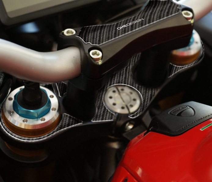 ONEDESIGN Naklejka na półkę kierownicy Ducati Multistrada 2011-2014